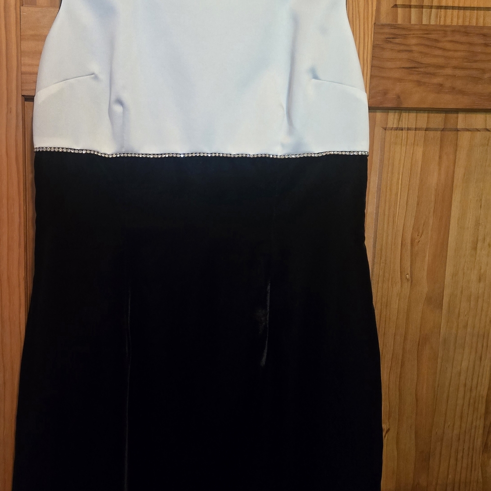 CDC Black Rhinestone Embellished Dress